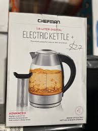 electric kettle with tea infuser costco
