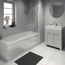 White Bonito Bathroom Shower Wall Panel