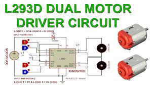 how to make l293d motor driver circuit