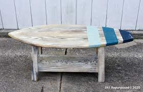4 Foot Surfboard Table Coffee Table