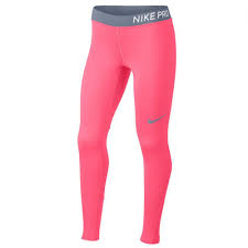 Nike Pro Girls Pink Training Tights Ready To Order Online