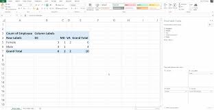 pivot tables in microsoft excel