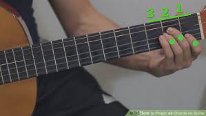 How To Finger All Chords On Guitar With Pictures Wikihow