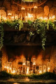 Fireplace Full Of Candles