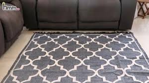 jute embroidered carpet matting for