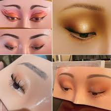 eyes makeup mannequin silicone