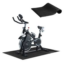 thick exercise equipment mat gym bike