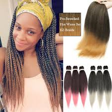 African hair braiding is very versatile: Real Thick Ez Braids Pre Stretched Hair Piece Ombre Yaki Style Afro Braiding Uk Ebay