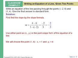 chapter 3 section 3 3 3 linear equations