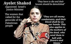Résultat de recherche d'images pour "Ayelet Shaked palestinian snakes"