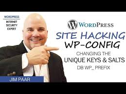 wordpress site hacking by config php