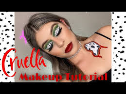 simple cruella de vil makeup tutorial