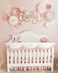 light pink nursery bedding