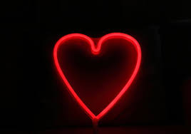 Cordless Heart Led Red Light Only 26 95 New Cordless Led Signs