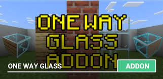 Mod One Way Glass For Minecraft Pe