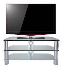 stil stand clear glass tv stand up to