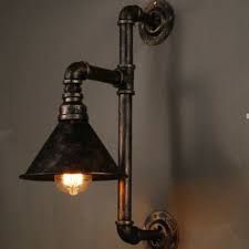 Industrial Wall Pipe Lamp Retro Light