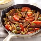 beef with tomato and green peppers