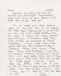 Dr Dre Allegedly Describes Burning Man In A Handwritten