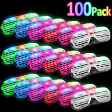 Amenon 100 Pack Led Light Up Glasses Glo Buy Online In Colombia At Desertcart