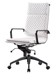 diamond softpad bureaustoel wit hoge