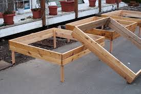 modular raised bed system for square