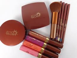 swatch review avon glow collection