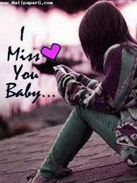 i miss you baby wallpaper free