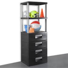 sterilite 4 drawer cabinet black