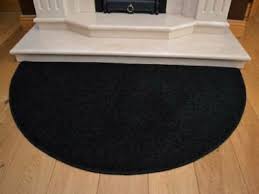 black hearth rug gy soft fireplace