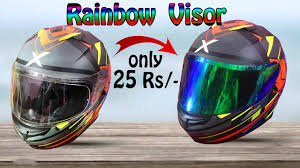 how to wrap helmet visor in 25 rs at