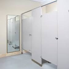 Offering the durability and environmental properties comparable to plastic, stainless steel toilet partitions meet class a fire rating requirements, while also providing leed credit for its exceptional recyclability. Bradley Toilet Partitions Bradley Mills Bathroom Partitions Total Restroom