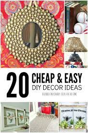 20 easy diy home decor ideas