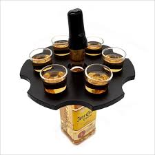 Shooter Wood Shot Glass Serving Tray