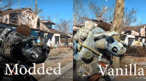 free fallout 4 modded vs