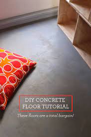 diy concrete floor home diys