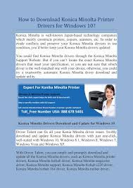 Drivers found in our drivers database. How To Download Konica Minolta Printer Drivers For Windows 10 By Printer Phonenumber Issuu