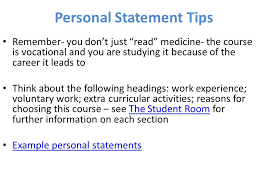 Plan for a personal statement   Writing your personal statement     TSR in     