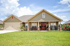 Ranch Home Plan With Craftsman