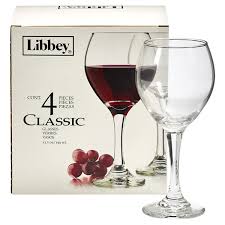 Libbey 4 Pc Classic Red Wine Glasses