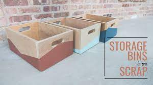make these easy diy storage bins