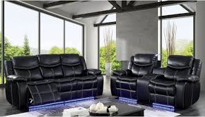 fulton power recliner sofa with led lights