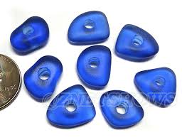 Cultured Sea Glass Beads B Varies B
