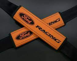 Orange Seat Belt Shoulder Pads Covers