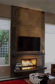 Rustic Modern Fireplace Surround