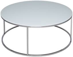 Shop quality office furniture such as our circular coffee table, 25mm top available in 9 wood finishes. Kensal White Glass And Stainless Steel Round Coffee Table Cfs Furniture Uk