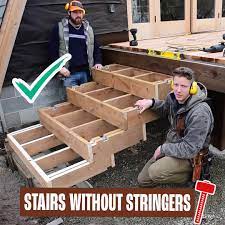 Building Stairs For A Deck! *No Stringers* | stairs | Building Stairs For A  Deck! *No Stringers* | By The Samurai Carpenter | Facebook