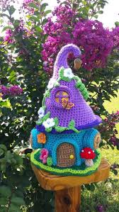 Handmade Crochet Fairy Gnome House