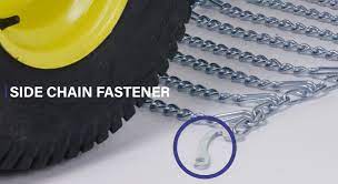 how to install lawn tractor tire chains