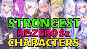 the strongest re zero characters in